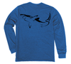 Great White Shark Long Sleeve T-Shirt Build-A-Shirt (Back / CH)