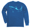 Great White Shark Long Sleeve T-Shirt Build-A-Shirt (Back / CH)