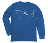 Great White Shark Long Sleeve T-Shirt Build-A-Shirt (Back / CH)