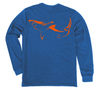 Great White Shark Long Sleeve T-Shirt Build-A-Shirt (Back / CH)