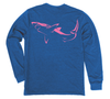 Great White Shark Long Sleeve T-Shirt Build-A-Shirt (Back / CH)