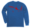 Great White Shark Long Sleeve T-Shirt Build-A-Shirt (Back / CH)