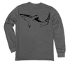 Great White Shark Long Sleeve T-Shirt Build-A-Shirt (Back / HT)