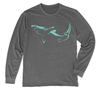 Great White Shark Long Sleeve T-Shirt Build-A-Shirt (Front / HT)