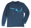 Great White Shark Long Sleeve T-Shirt Build-A-Shirt (Front / NH)