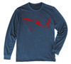 Great White Shark Long Sleeve T-Shirt Build-A-Shirt (Front / NH)