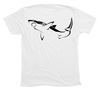 Great White Shark T-Shirt Build-A-Shirt (Back / WH)