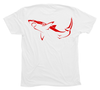 Great White Shark T-Shirt Build-A-Shirt (Back / WH)