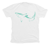 Great White Shark T-Shirt Build-A-Shirt (Front / WH)