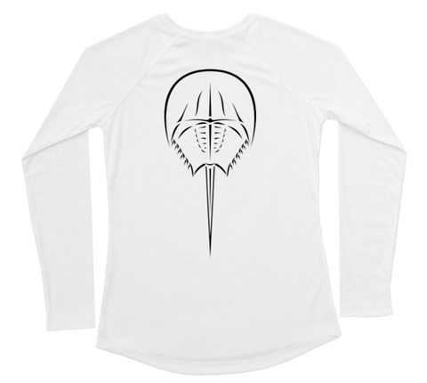 Horseshoe Crab Women's Long Sleeve Swim Shirt