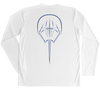 Horseshoe Crab Performance Build-A-Shirt (Back / WH)