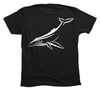 Humpback Whale T-Shirt Build-A-Shirt (Back / BL)