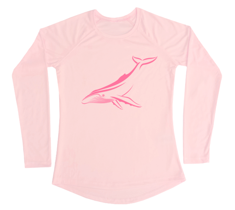 Humpback Whale Performance Build-A-Shirt (Women - Front / PB)