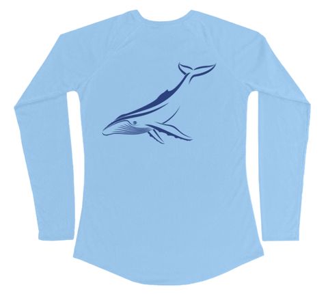 Humpback Whale Performance Build-A-Shirt (Women - Back / CB)