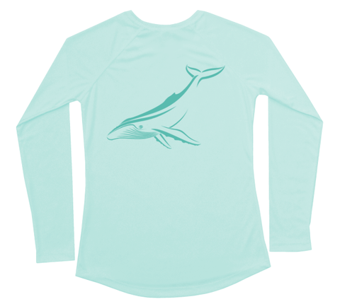 Humpback Whale Performance Build-A-Shirt (Women - Back / SG)