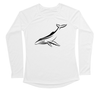 Humpback Whale Performance Build-A-Shirt (Women - Front / WH)