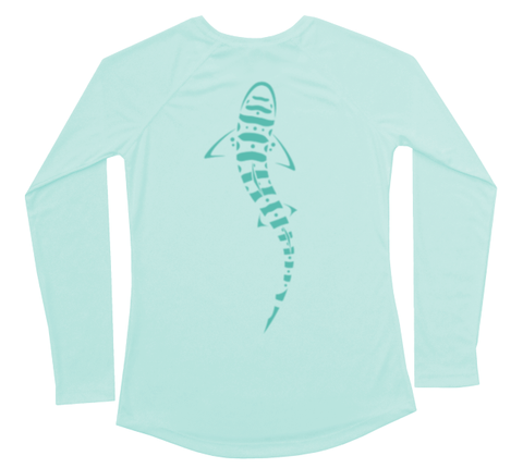 Leopard Shark Performance Build-A-Shirt (Women - Back / SG)