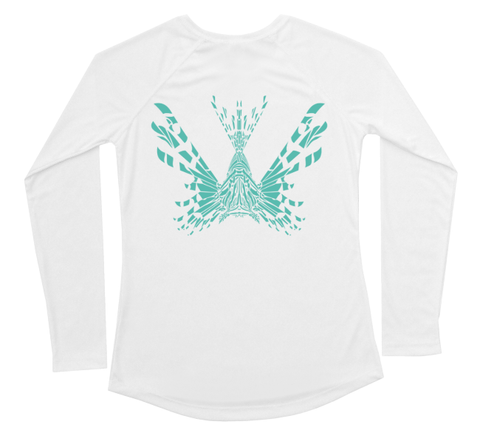 Lionfish Performance Build-A-Shirt (Women - Back / WH)