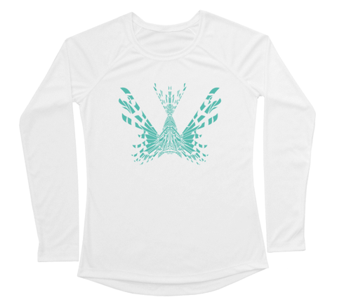 Lionfish Performance Build-A-Shirt (Women - Front / WH)