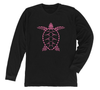 Loggerhead Sea Turtle Long Sleeve T-Shirt Build-A-Shirt (Front / BL)