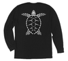Loggerhead Sea Turtle Long Sleeve T-Shirt Build-A-Shirt (Back / BL)