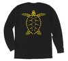 Loggerhead Sea Turtle Long Sleeve T-Shirt Build-A-Shirt (Back / BL)
