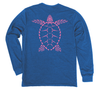 Loggerhead Sea Turtle Long Sleeve T-Shirt Build-A-Shirt (Back / CH)
