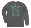 Loggerhead Sea Turtle Long Sleeve T-Shirt Build-A-Shirt (Back / HT)