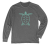 Loggerhead Sea Turtle Long Sleeve T-Shirt Build-A-Shirt (Front / HT)