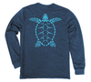 Loggerhead Sea Turtle Long Sleeve T-Shirt Build-A-Shirt (Back / NH)