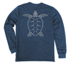 Loggerhead Sea Turtle Long Sleeve T-Shirt Build-A-Shirt (Back / NH)