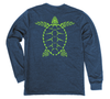 Loggerhead Sea Turtle Long Sleeve T-Shirt Build-A-Shirt (Back / NH)