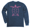 Loggerhead Sea Turtle Long Sleeve T-Shirt Build-A-Shirt (Back / NH)