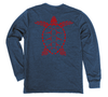 Loggerhead Sea Turtle Long Sleeve T-Shirt Build-A-Shirt (Back / NH)