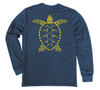 Loggerhead Sea Turtle Long Sleeve T-Shirt Build-A-Shirt (Back / NH)