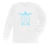 Loggerhead Sea Turtle Long Sleeve T-Shirt Build-A-Shirt (Front / WH)