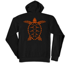 Sea Turtle Pullover Hoodie Maroon
