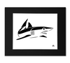 Mako Shark Wall Art Print - Museum Quality Black And White Mako Artwork