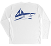 Mako Shark Performance Build-A-Shirt (Back / WH)