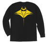 Manta Ray Long Sleeve T-Shirt Build-A-Shirt (Back / BL)