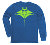 Manta Ray Long Sleeve T-Shirt Build-A-Shirt (Back / CH)