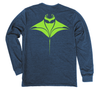 Manta Ray Long Sleeve T-Shirt Build-A-Shirt (Back / NH)