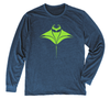 Manta Ray Long Sleeve T-Shirt Build-A-Shirt (Front / NH)