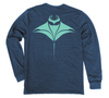 Manta Ray Long Sleeve T-Shirt Build-A-Shirt (Back / NH)