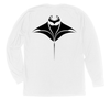 Manta Ray Long Sleeve T-Shirt Build-A-Shirt (Back / WH)