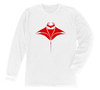 Manta Ray Long Sleeve T-Shirt Build-A-Shirt (Front / WH)