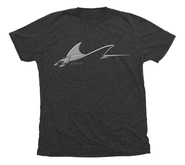 Limited Edition Manta Ray [Side View] T-Shirt (Front)