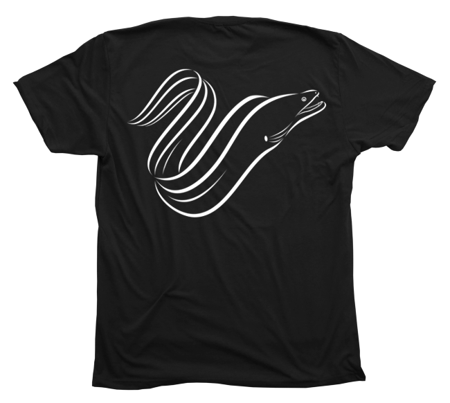 Moray Eel T-Shirt Build-A-Shirt (Back / BL) – Shark Zen
