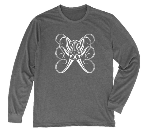 Octopus Long Sleeve T-Shirt Build-A-Shirt (Front / HT)