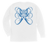 Octopus Long Sleeve T-Shirt Build-A-Shirt (Back / WH)